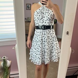 White House Black Market Polka Dot Dress